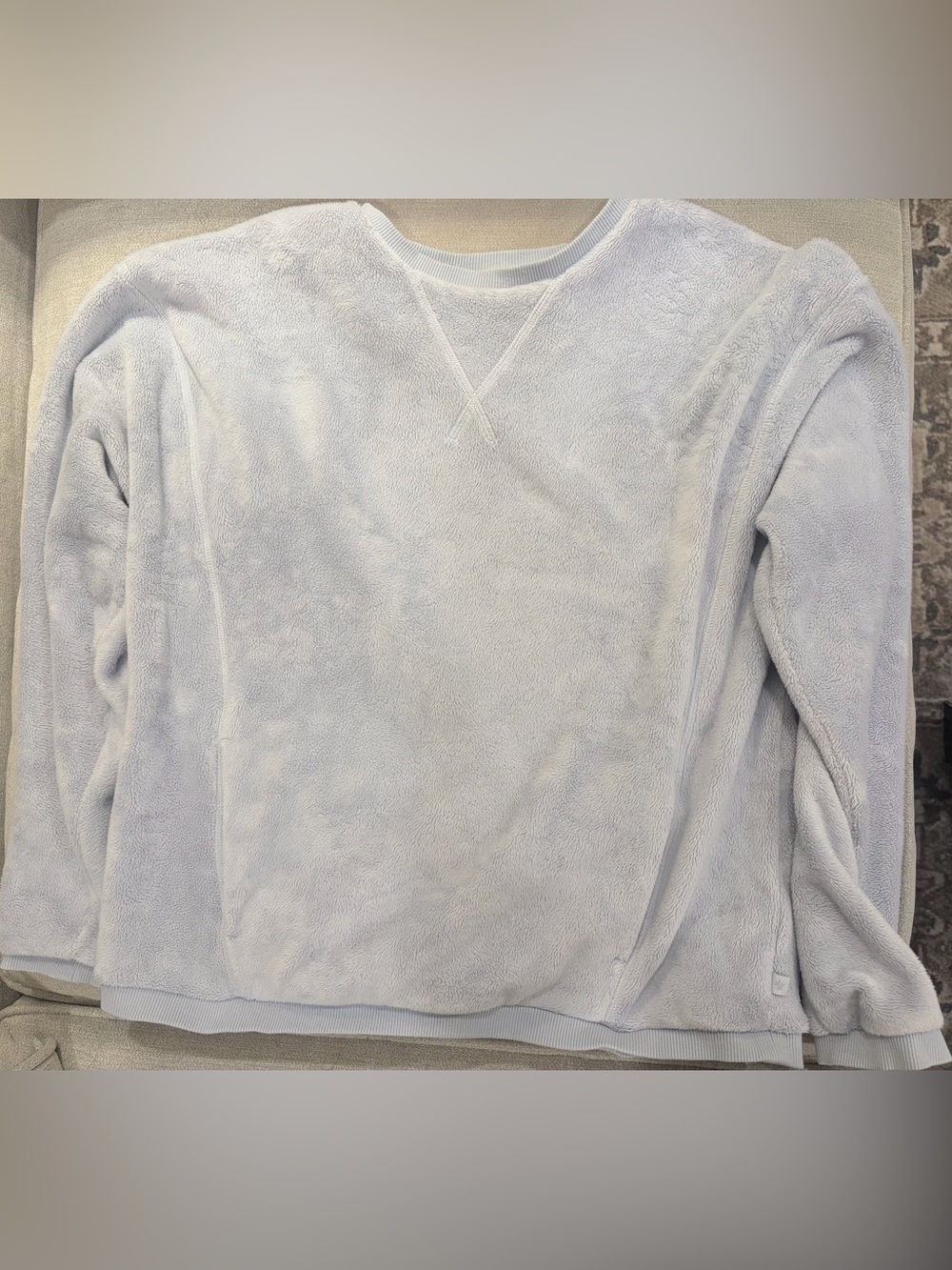 Athleta Women’s Fleece Pullover Sweater - Light Blue